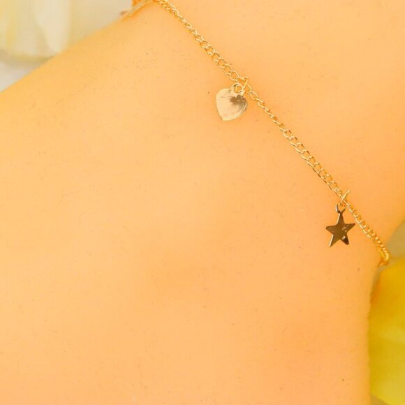 "Minimalist Anklet, Sleek & Modern Design, Women’s Fashion, YC110238-A - Picture 4 of 10